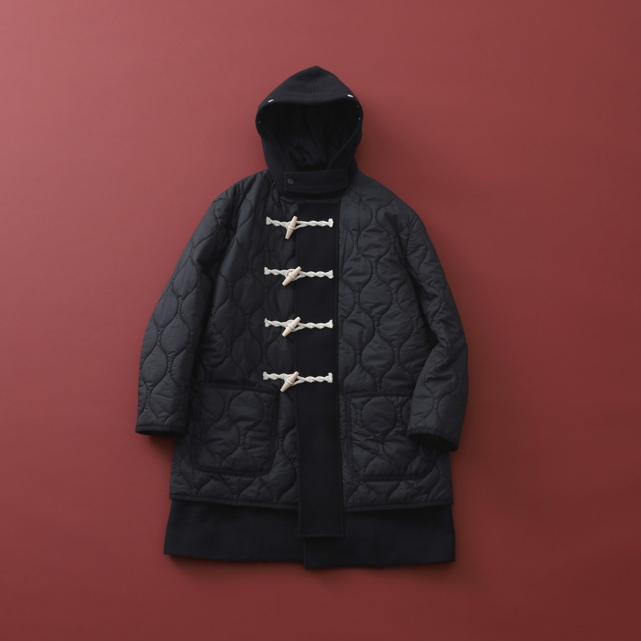 コム デ ギャルソン・オム】大人のダウン200｜ダッフルコート型の中綿