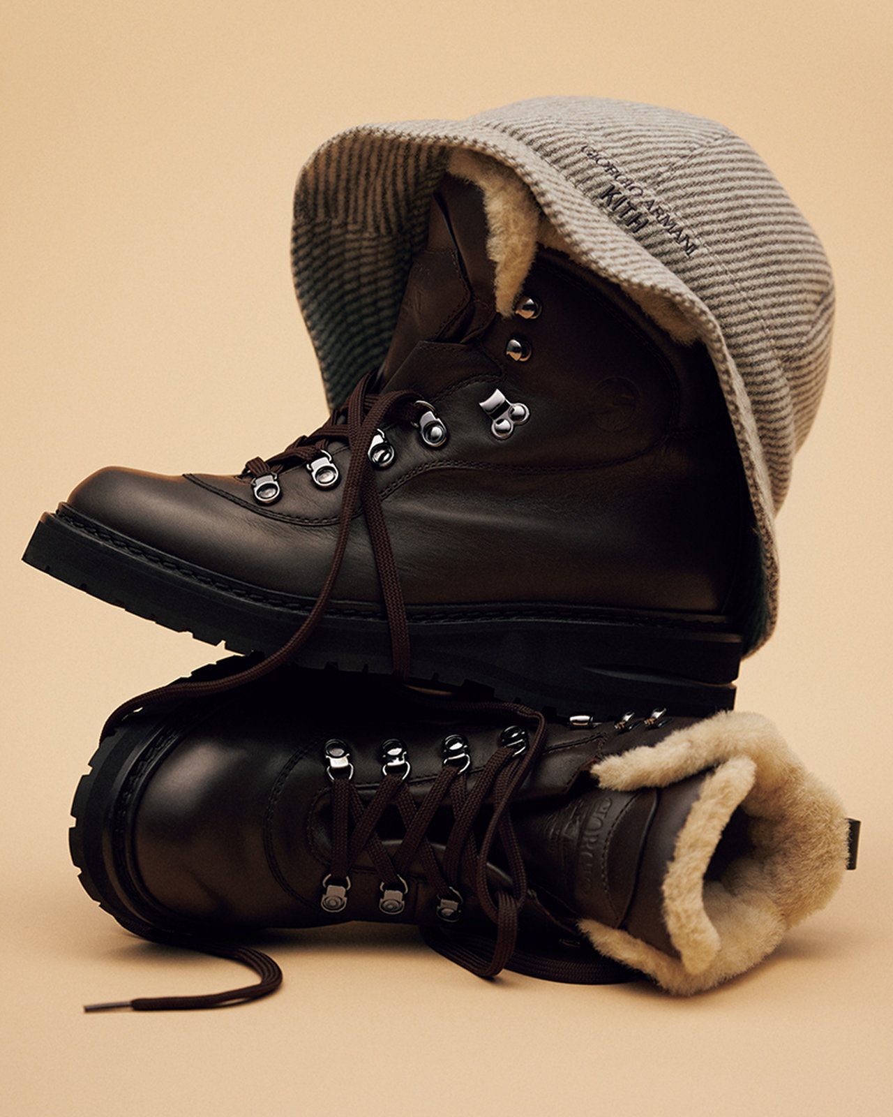 ジョルジオ アルマーニ×キスのマウンテンブーツ｜温厚×色気＝最強の