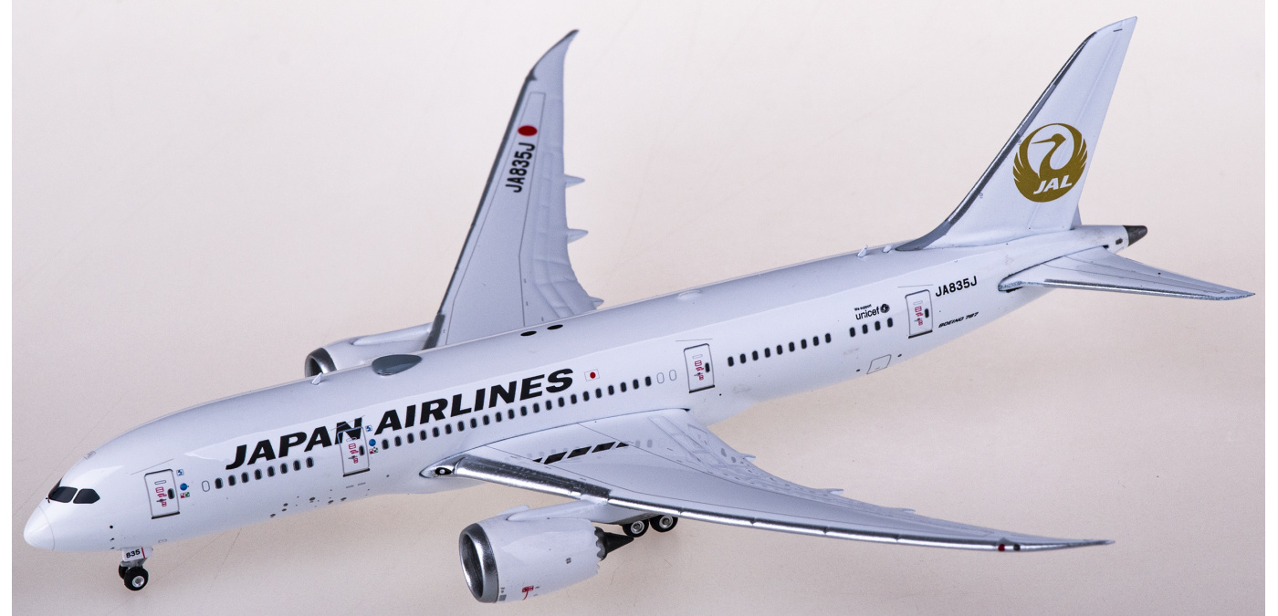 レア❗️Phoenix 1/400 JAL 787-8 JAL 787-8 金の鶴丸 金JAL 日本航空
