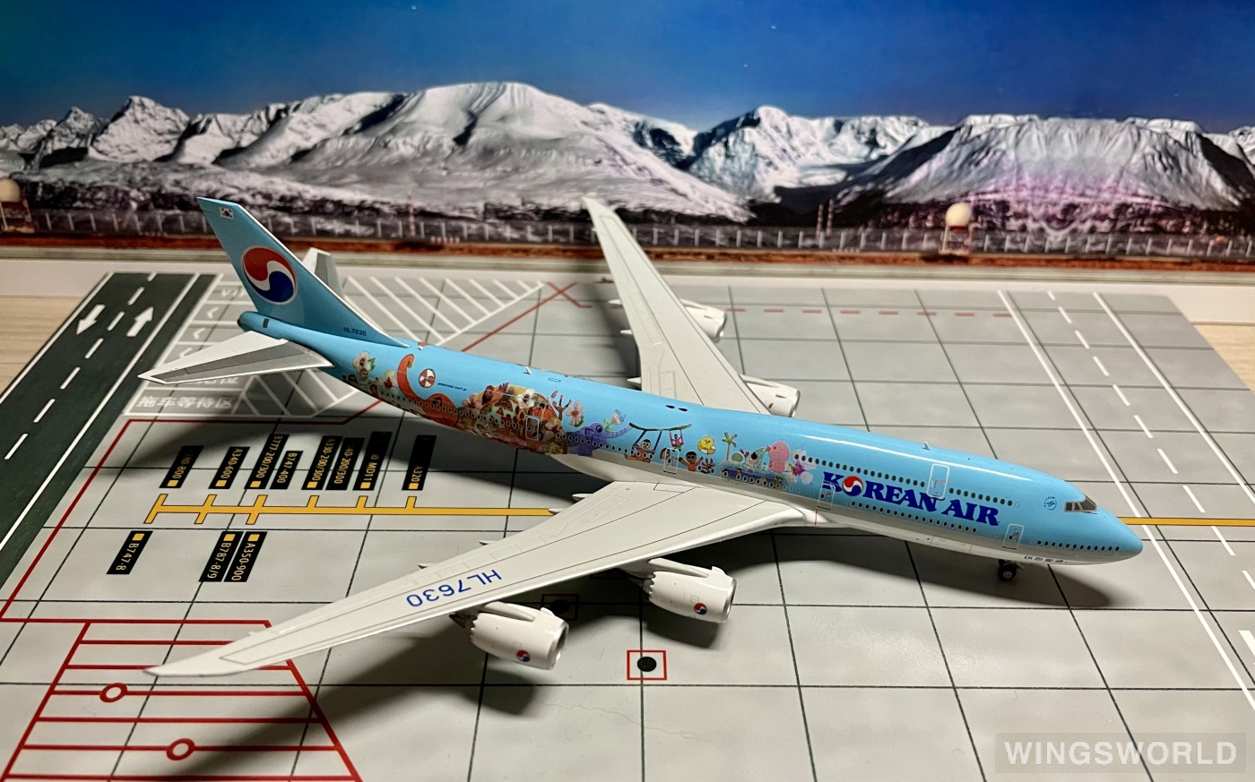 JC Wings 1:400 Boeing 747-8 Korean Air 大韩航空EW4748001 HL7630 的
