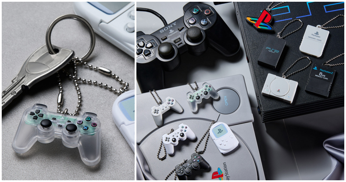 バンダイ食玩『PlayStationミニチュアチャーム付きビスケット』PS1