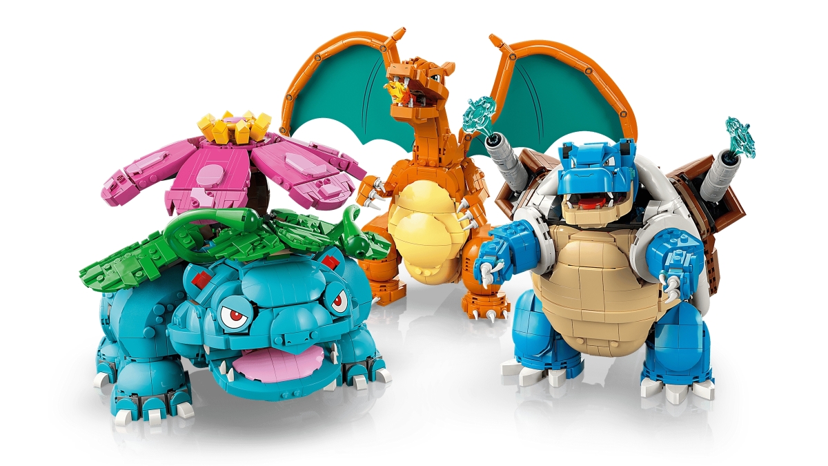 LEGO 72153『ポケットモンスター』より「フシギバナ、リザードン