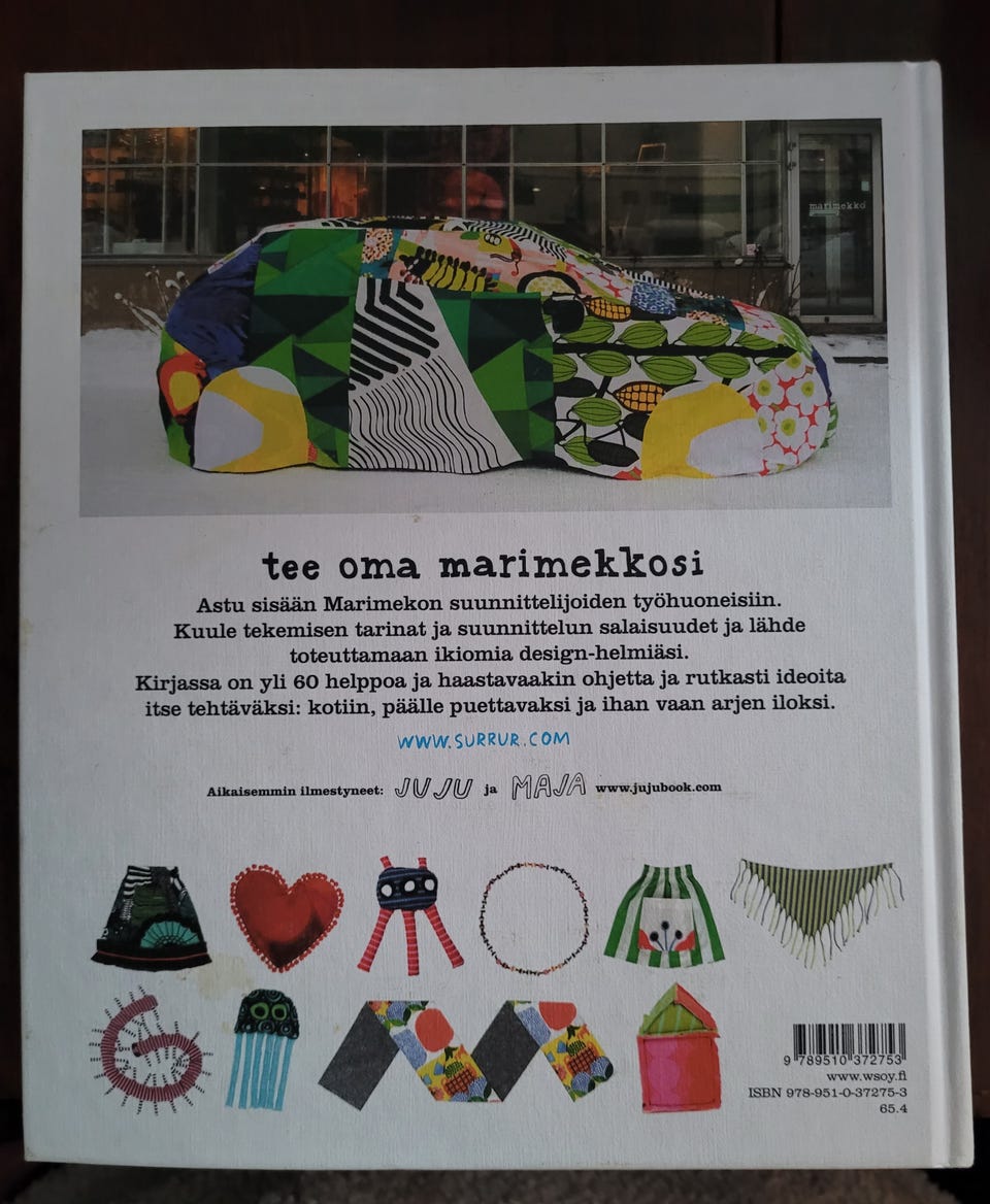 洋書 surrur tee oma marimekkosi 洋書 surrur tee oma marimekkosi