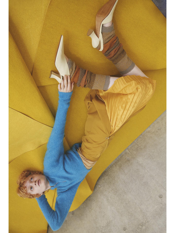 1×1切替レッグウォーマー ( 021400219 ) | 靴下屋公式通販 Tabio