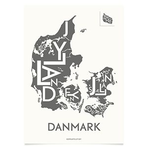 Kortkartellet（コートカルテレット）ポスター A5（15x21）ブラック