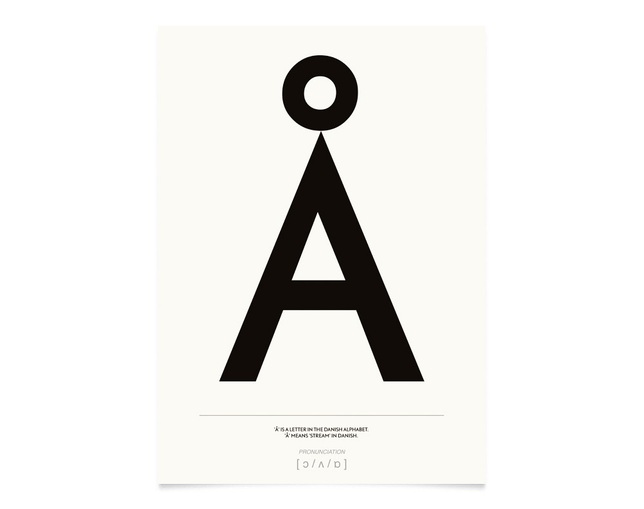 Kortkartellet（コートカルテレット）ポスター A5（15x21）ブラック