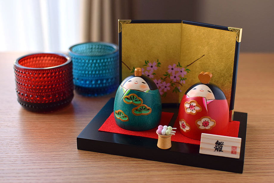 新入荷＞こけしのおひな様がパワーアップ！ 豪華絢爛な4つの新セット