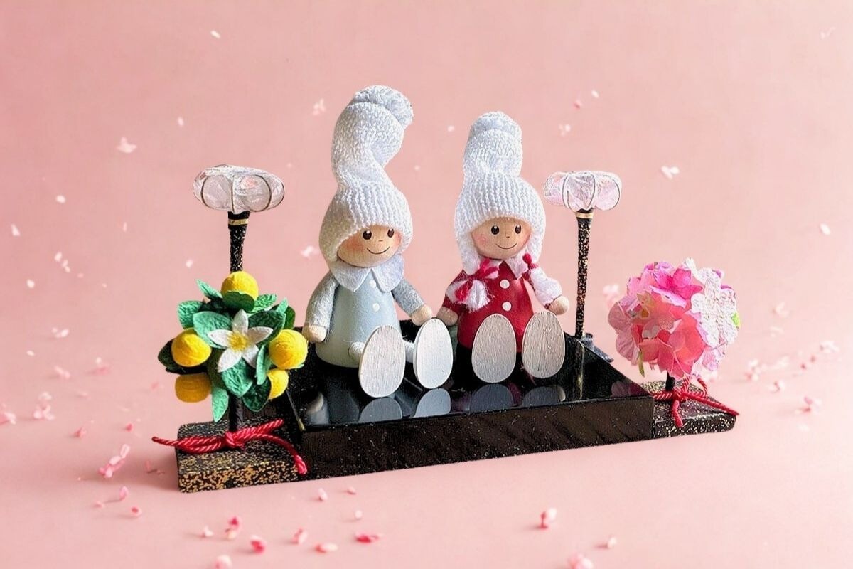 サイズで選ぶ卯三郎こけしのひな人形 - te-nori(てのり)