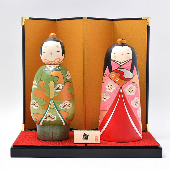 おひな様「立ち雛」セット (オヒナマサ「タチビナ」セット) - te-nori