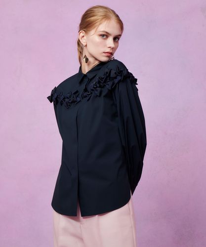 フロントフリルノースリブラウス|allureville OFFICIAL SITE / ONLINE