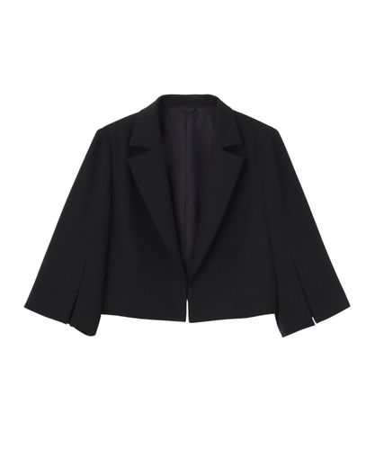 セットアップ対応商品】ウールジョーゼットクルージャケット|ANAYI