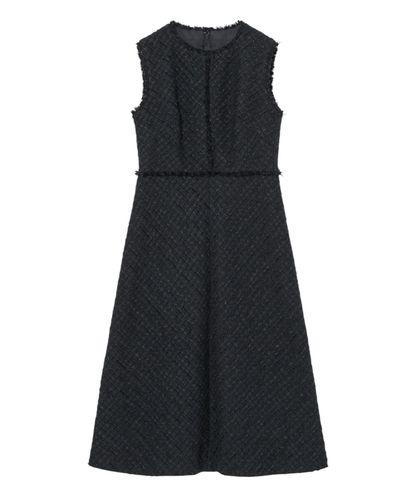 セットアップ対応商品】インターツイード4ポケットジレ ワンピース