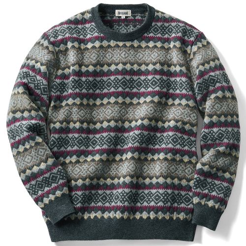 ペレグリン ブリティッシュウールのアランセーター | ライトアップ