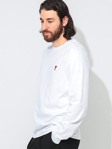 AMI ami paris ロンtアミパリス qrコードあり PARIS Long T-Shirt アミ