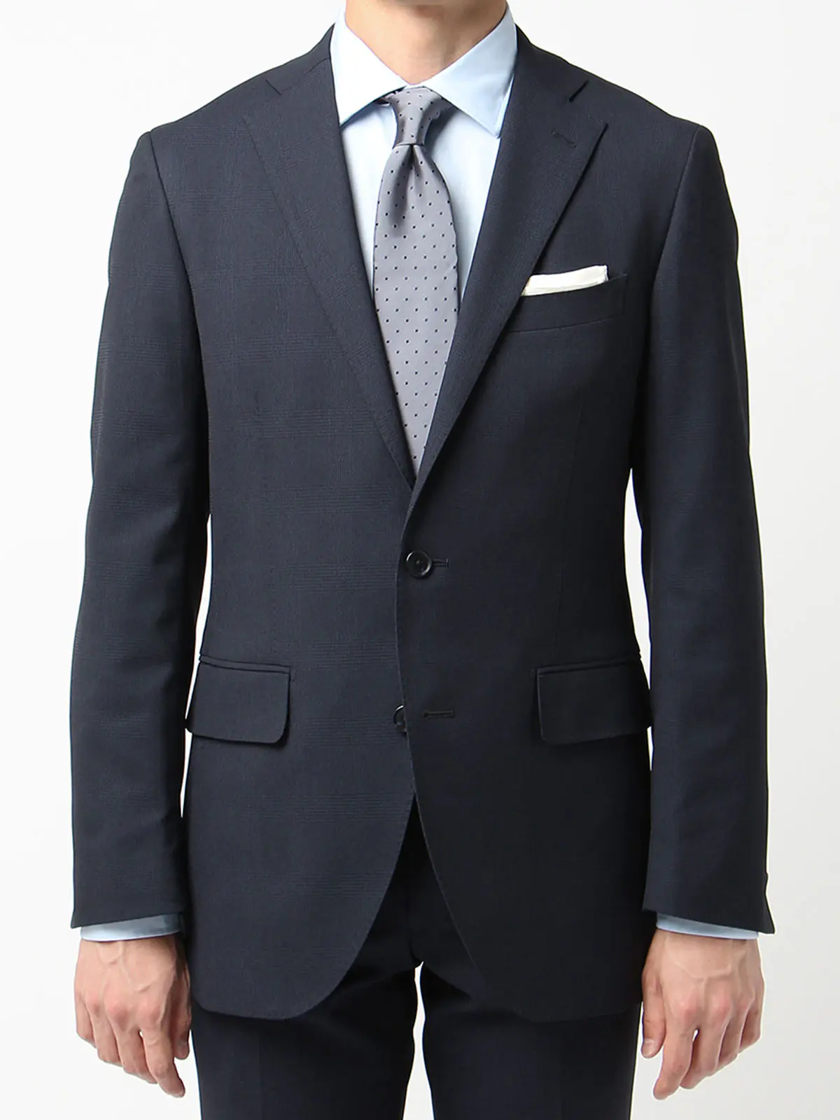 スーツ／ツーパンツ／2つボタン／グレンチェック／CH22 | SUIT SQUARE