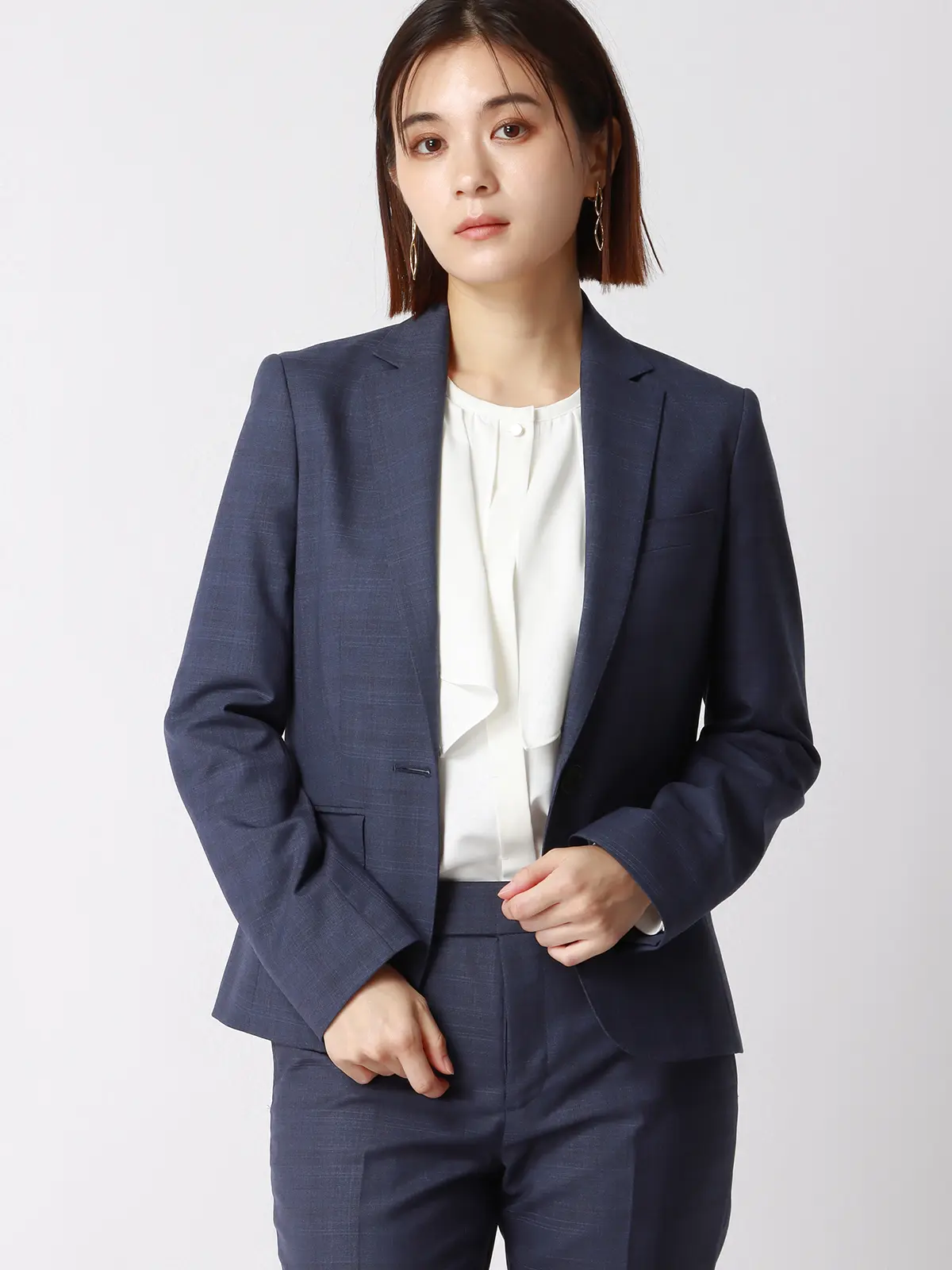 ジャケット／ウォッシャブル／TWストレッチ／チェック | SUIT SQUARE