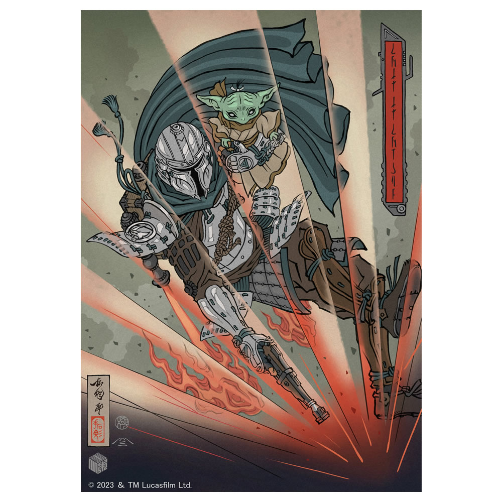 スター・ウォーズ 浮世絵ポスター「マンダロリアン THIS IS THE WAY