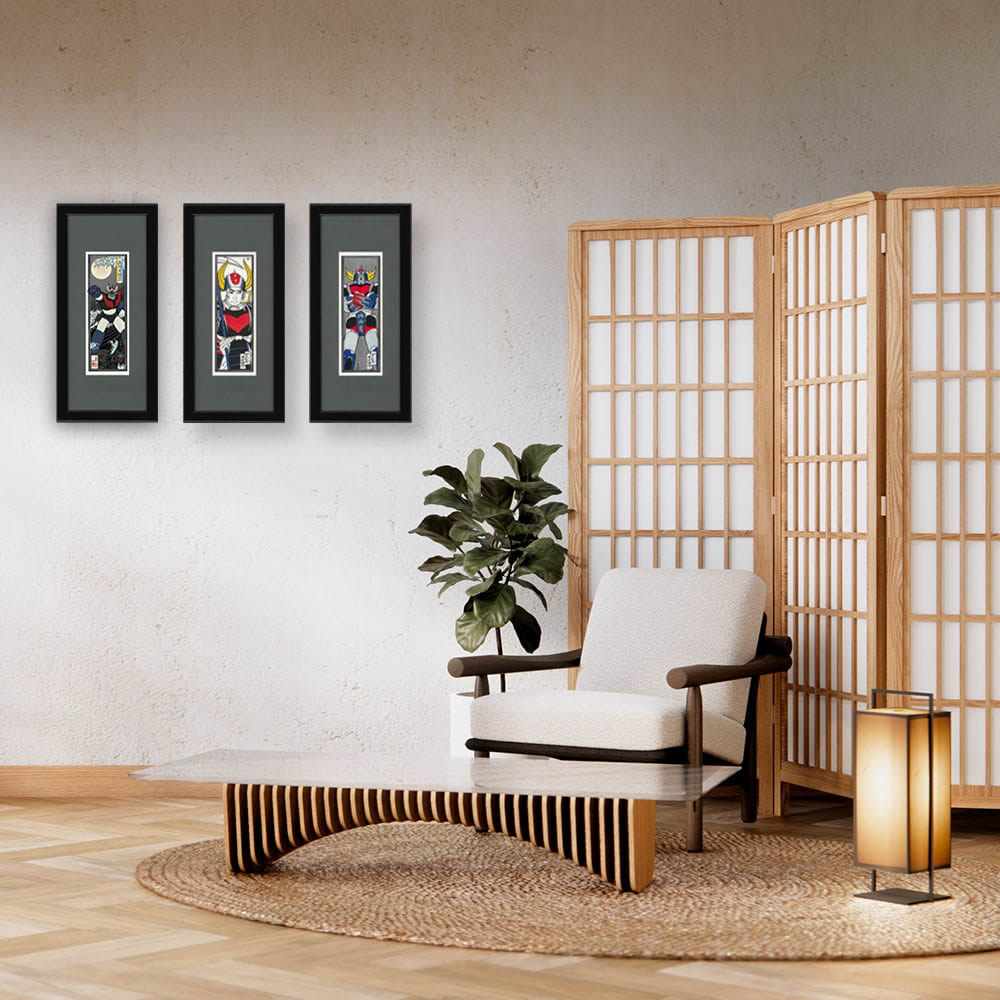 マジンガーZ 小型・ミニ浮世絵木版画｜浮世絵工房