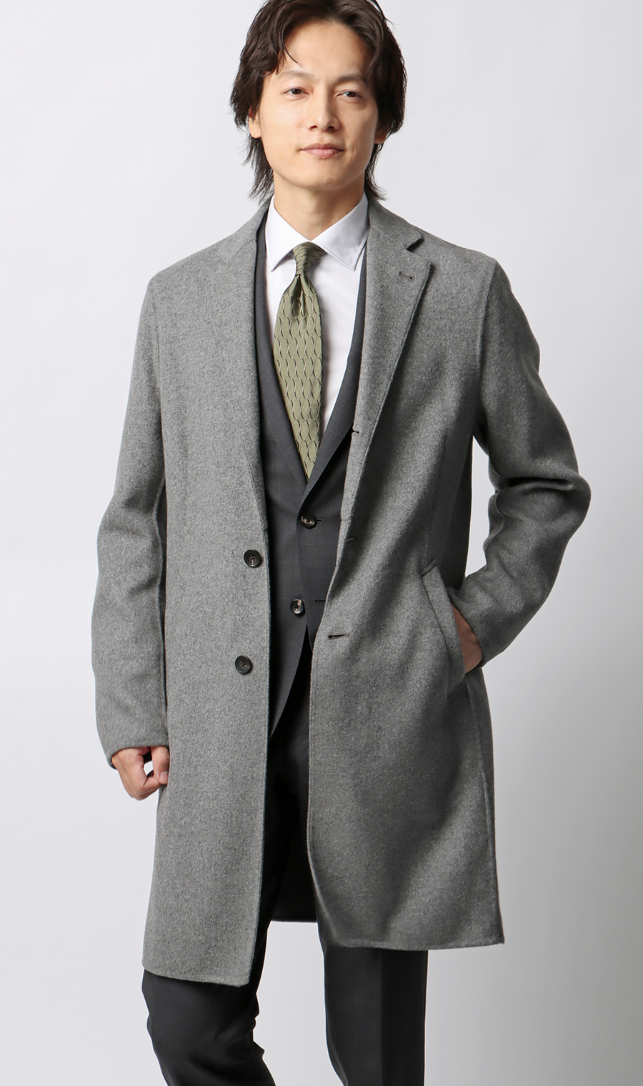 バルンケットコート【カシミヤ混】【ダブルフェイス】 (59252202C-41