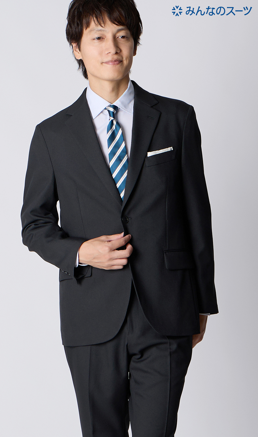 みんなのスーツ】スタイリッシュスーツ (MNS001-91) | - | 紳士服