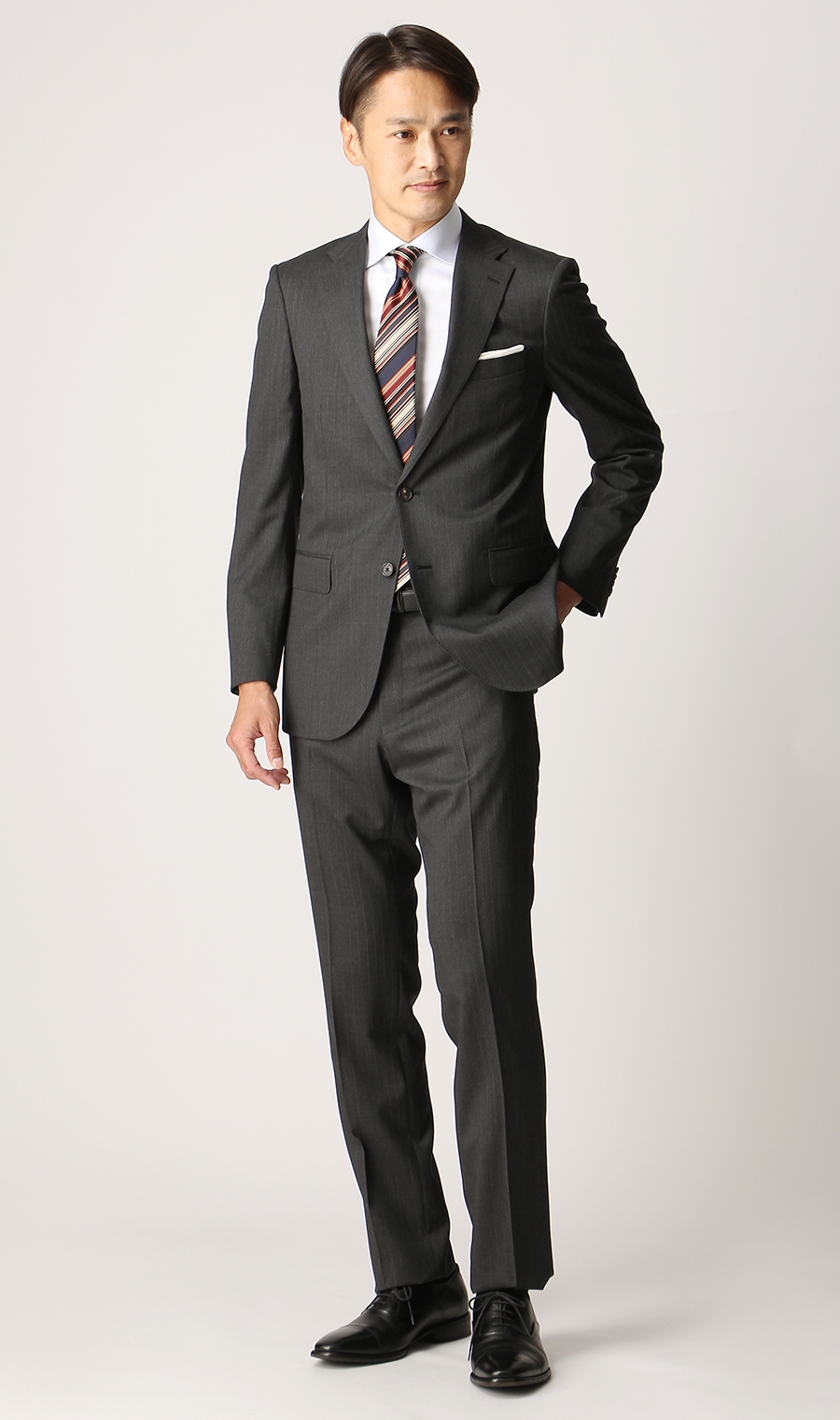 プレミアムスタイリッシュスーツ《ZQメリノウール》 (MHT23472-43