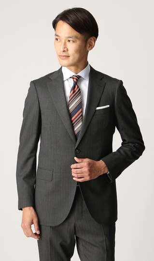 プレミアムスタイリッシュスーツ《ZQメリノウール》 (MHT23472-43