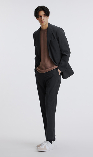 スタイリッシュスラックス【ノータック】【ウォッシャブル】【乾燥機OK