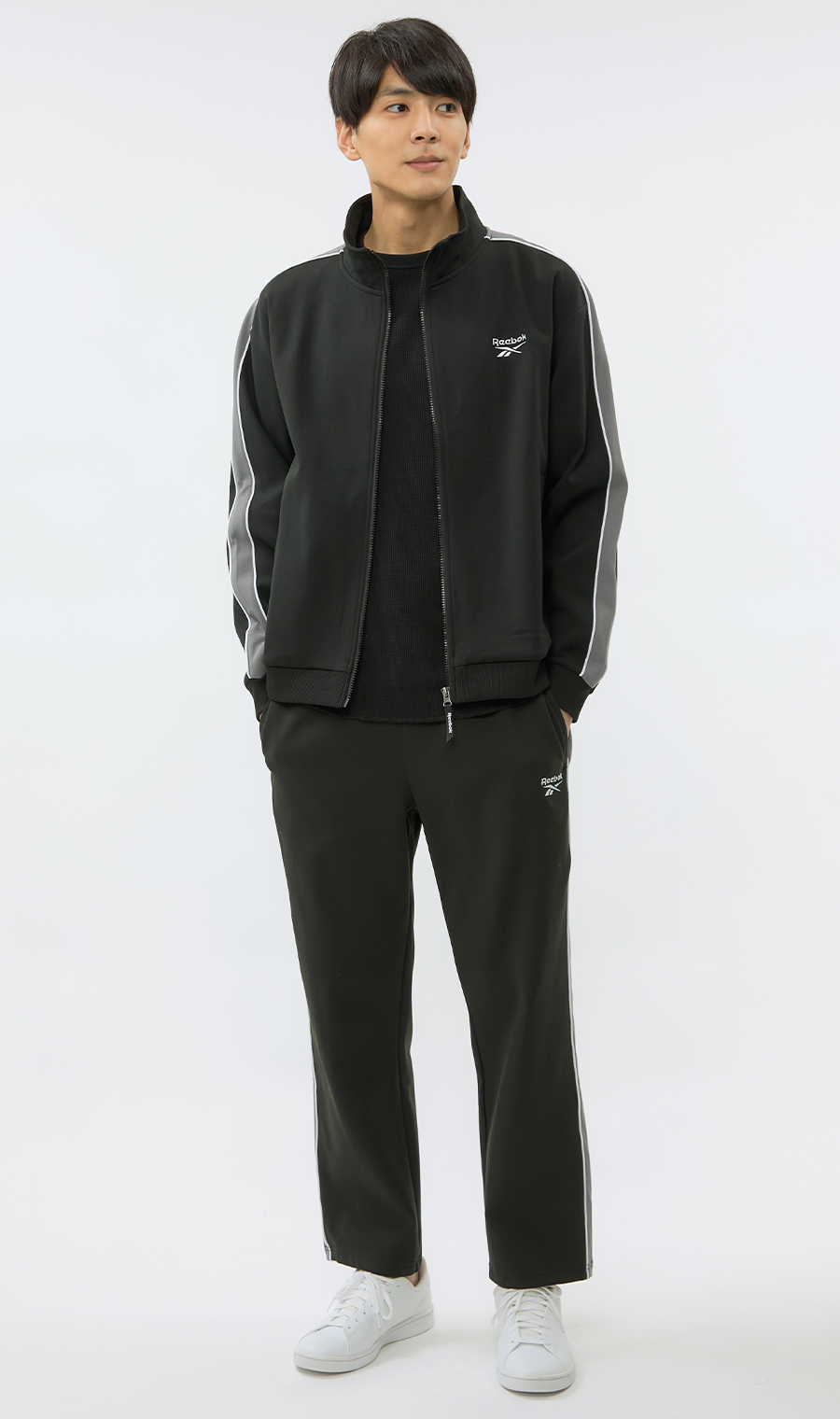 ストレッチスムーススタンドジャケット (X6494R-N9) | Reebok | 紳士服