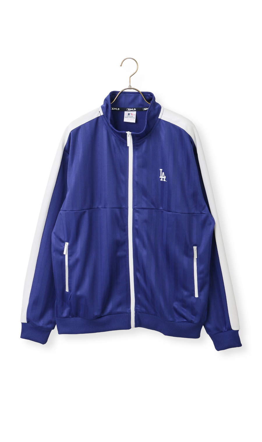 ストライプジャージトラックジャケット【MLB】【セットアップ着用可