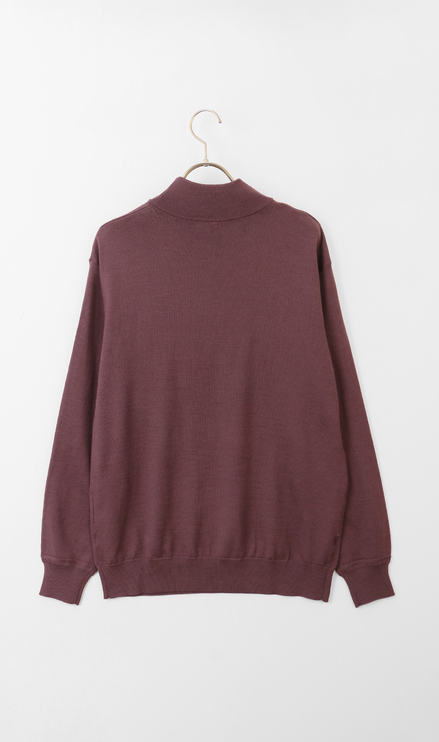 週替わり_メンズ】モックネックセーター【毛玉CLEAR】【＃すごセーター