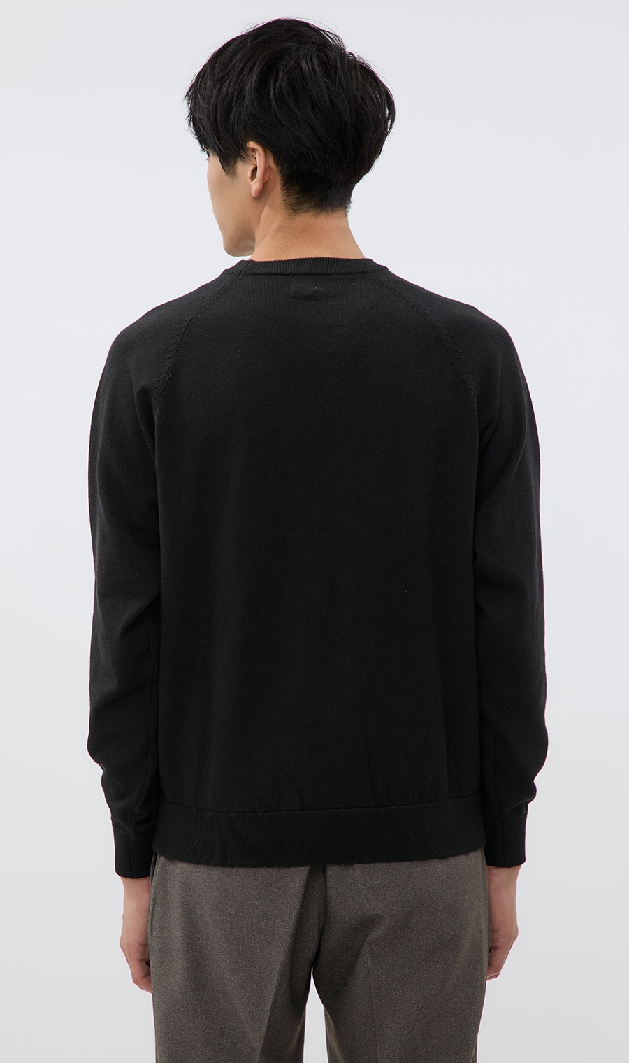 クルーネックニット【ゼロプレッシャー】 (ZEKN4101-01) | ZERO