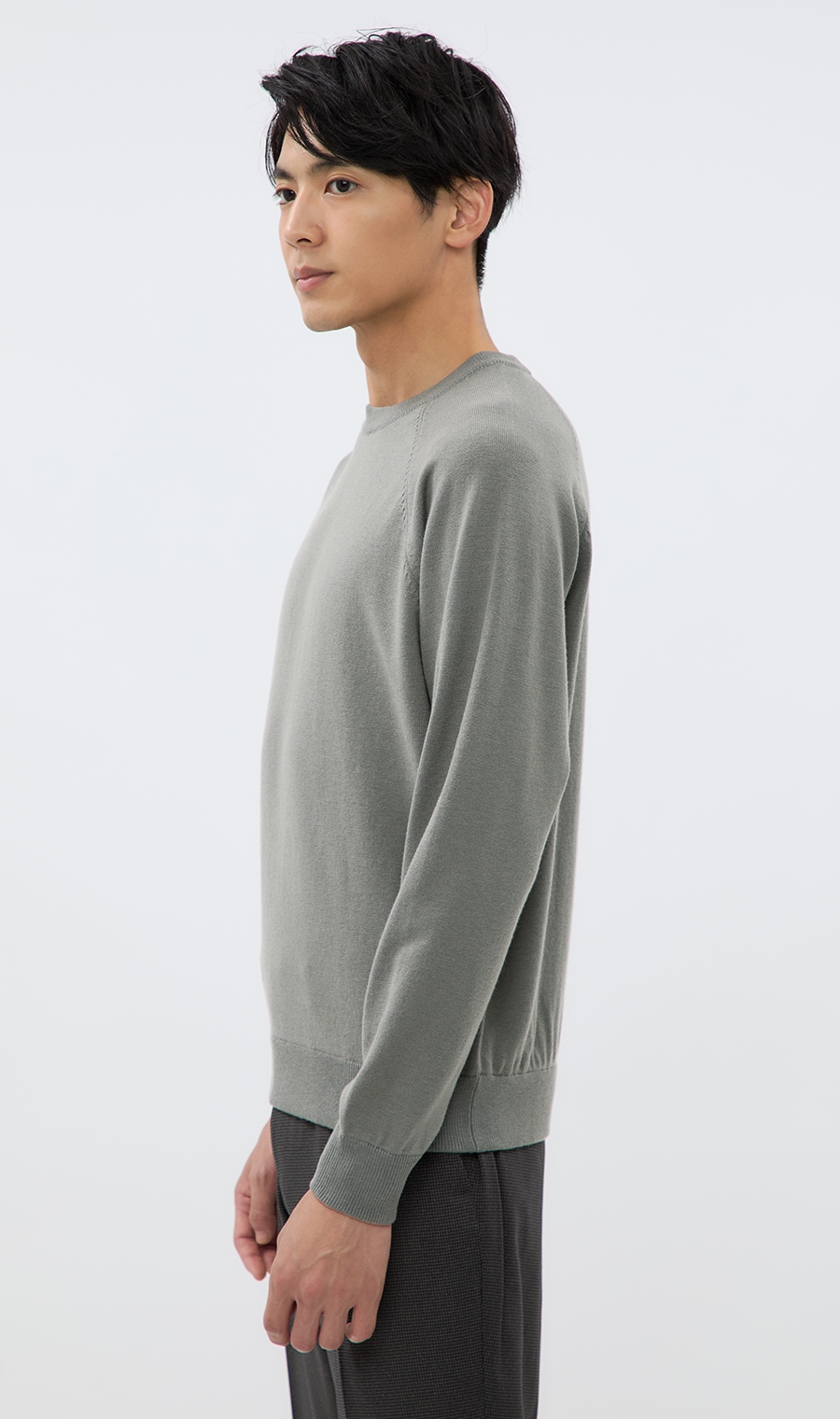 クルーネックニット【ゼロプレッシャー】 (ZEKN4101-32) | ZERO