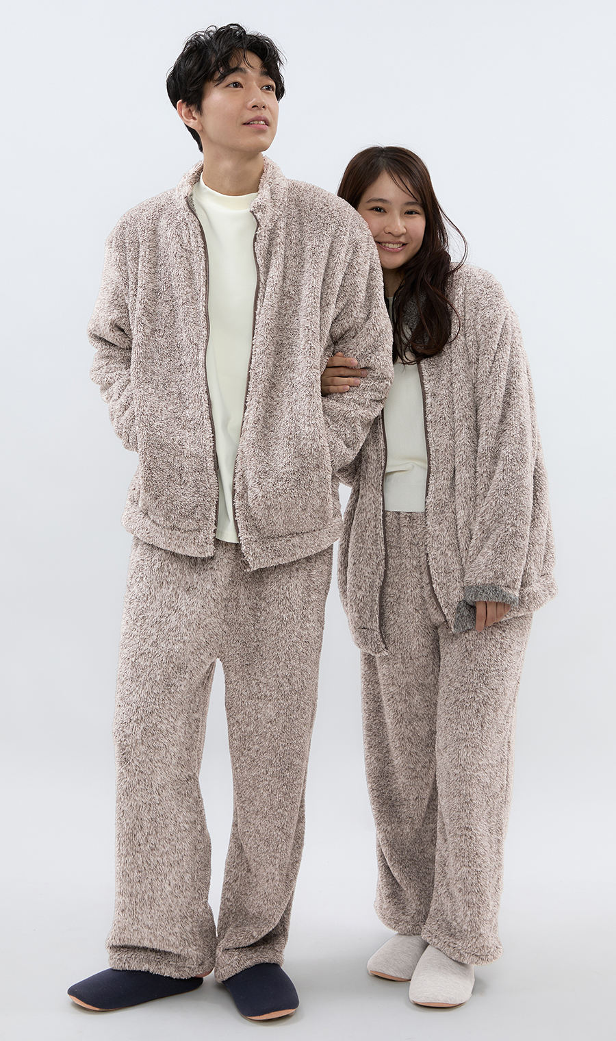 男女兼用】ほかリッチミックスフリースパンツ【セットアップ着用可