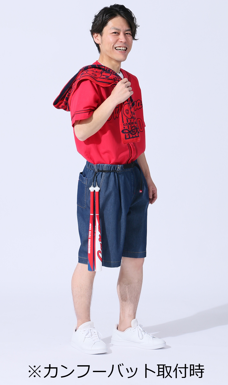 広島東洋カープ応援用ショートパンツ《デニム》 (C24102-23) | A