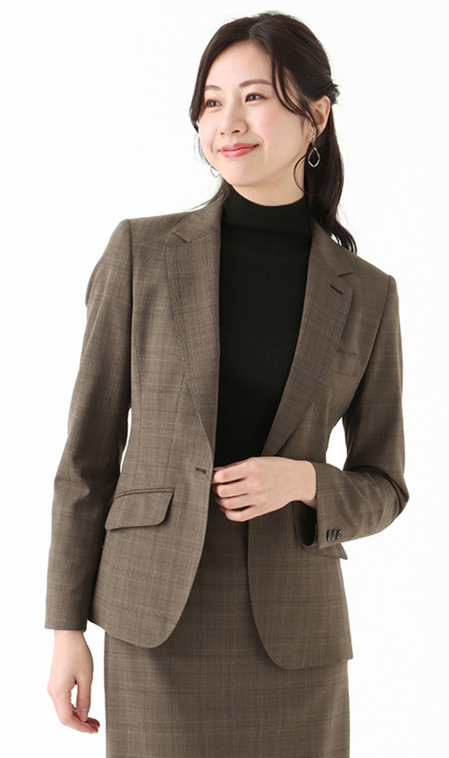 1ボタンテーラードジャケット【Raymond】【ウォッシャブル