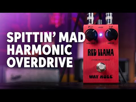Way Huge Red Llama Overdrive MkIII Smalls Pedal | Sweetwater
