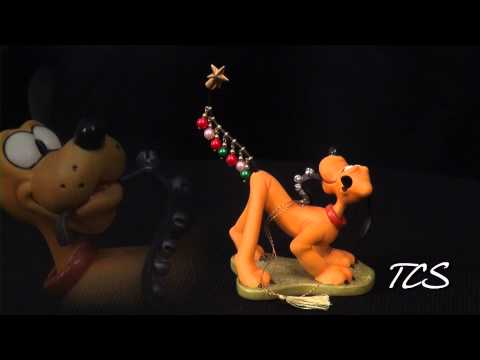 Plutos Christmas Tree Pluto Helps Decorate Ornament by WDCC Disney