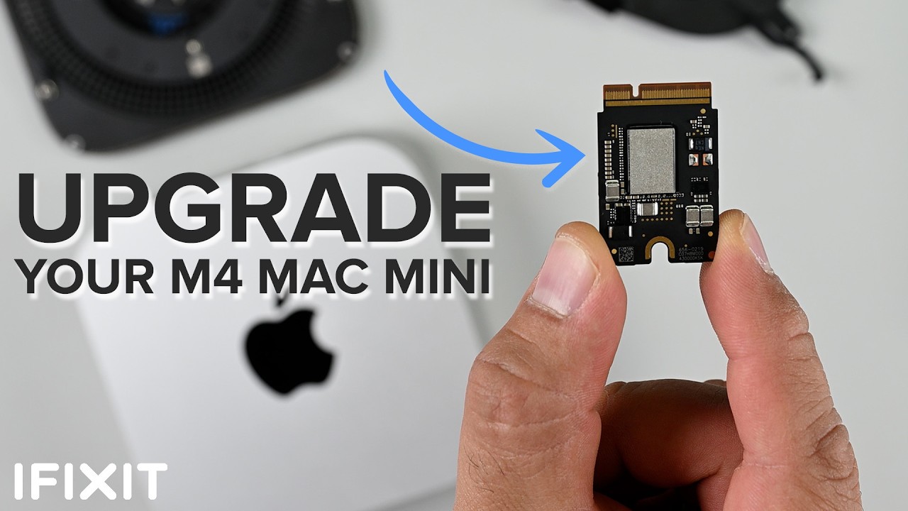 Mac mini 2024年モデルを分解するとSSDは独自仕様だが交換可能だと判明