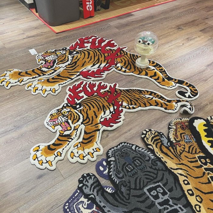 希望商店】WACKO MARIA TIM LEHI / RUG 23SS 老虎火圈地毯地墊| Yahoo拍賣