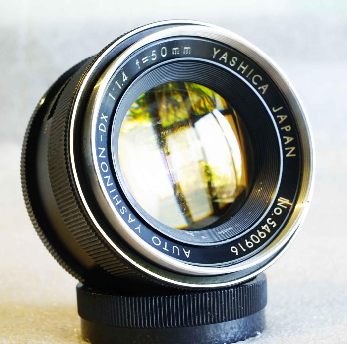 悠悠山河】富岡頭白嘴Yashica Auto Yashinon-DX 50mm F1.4 M42 無刮無