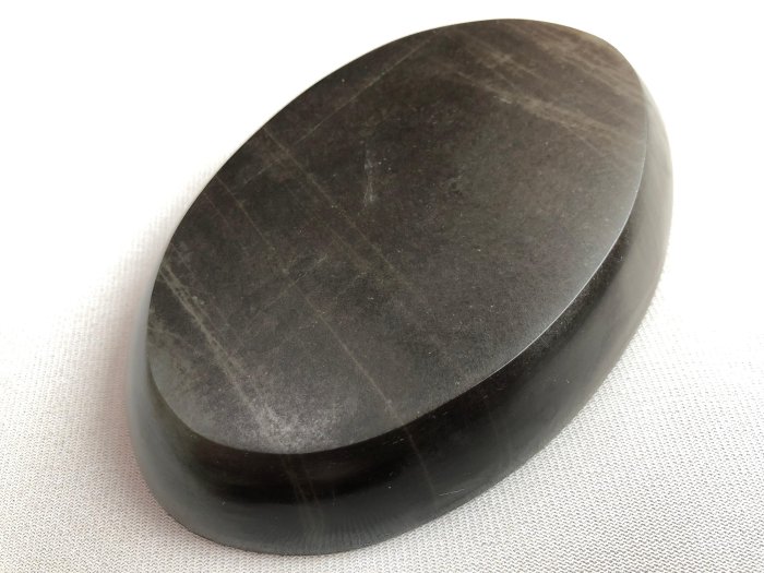 歙州硯 魚子紋・金星の琅玕系美石】◇唐木塗箱◇約七吋◇龍尾山◇歙硯