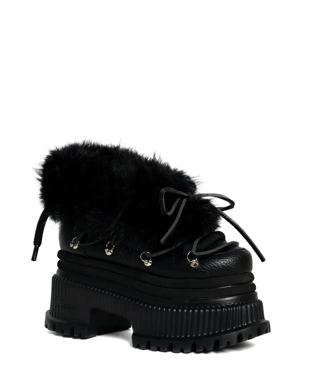 YELLO / WOLFY PLATFORM SHORT BOOTS