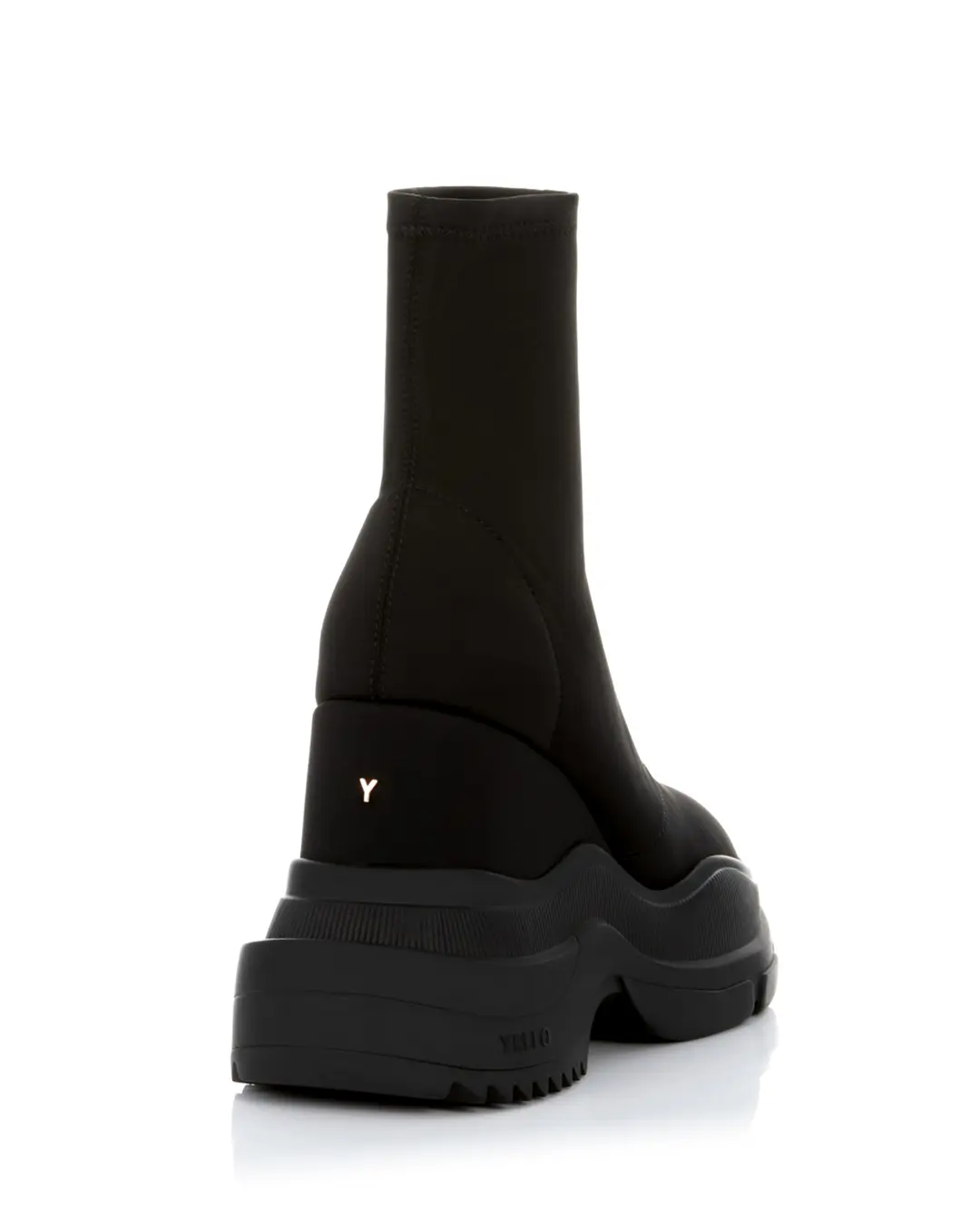 YELLO / TOKYO BLACK DOUBLE SNEAKER SHORT BOOTS