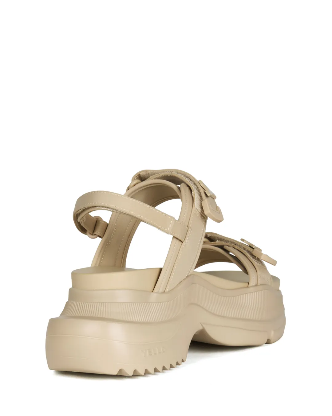 YELLO / CREMA SINGLE SNEAKER SANDALS