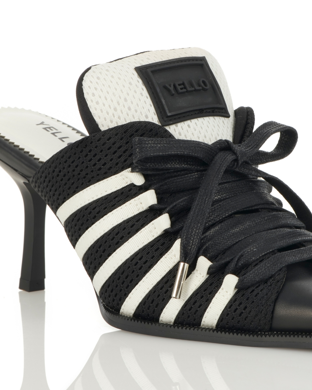 YELLO スニーカーミュールSTEEL SNEAKER MULES シルバー