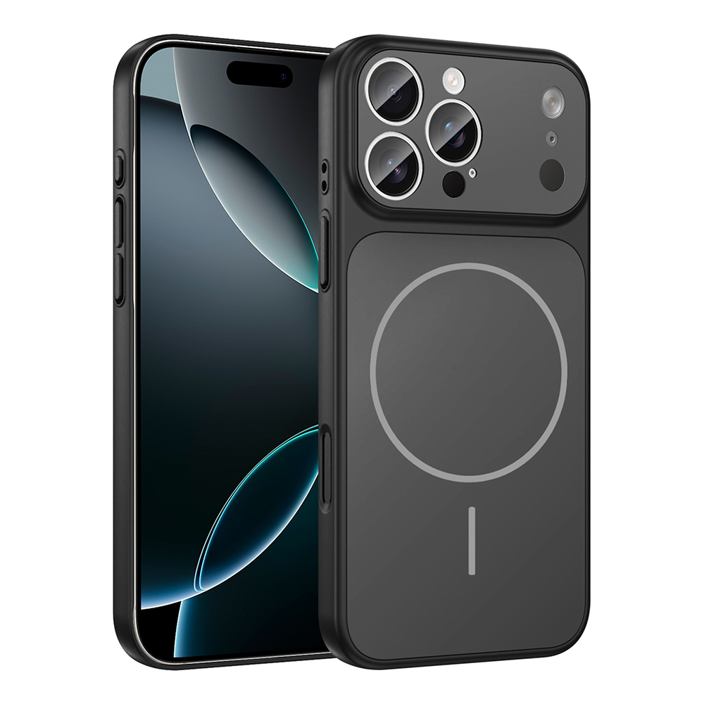 Apple iPhone 14 Pro Kılıf Zore M-Safe Şarj Özellikli Kamera