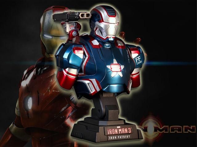 アイアンマンIRON MAN3ホットトイズバスト1/4スケールコレクティブル
