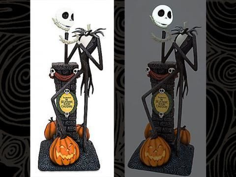 ナイトメアビフォアクリスマス ライトアップジャックフェイスビッグ