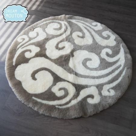 Premium級ムートンシーツ 約100x200cm | 優れた吸湿性と保温性 | 一年