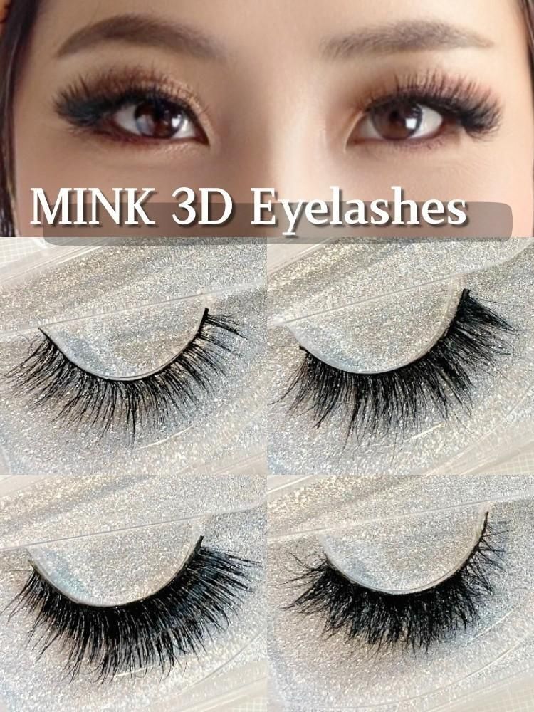 つけまつ毛 クロスタイプ 黒 フェイクミンク 3D ブラック ぱっちり